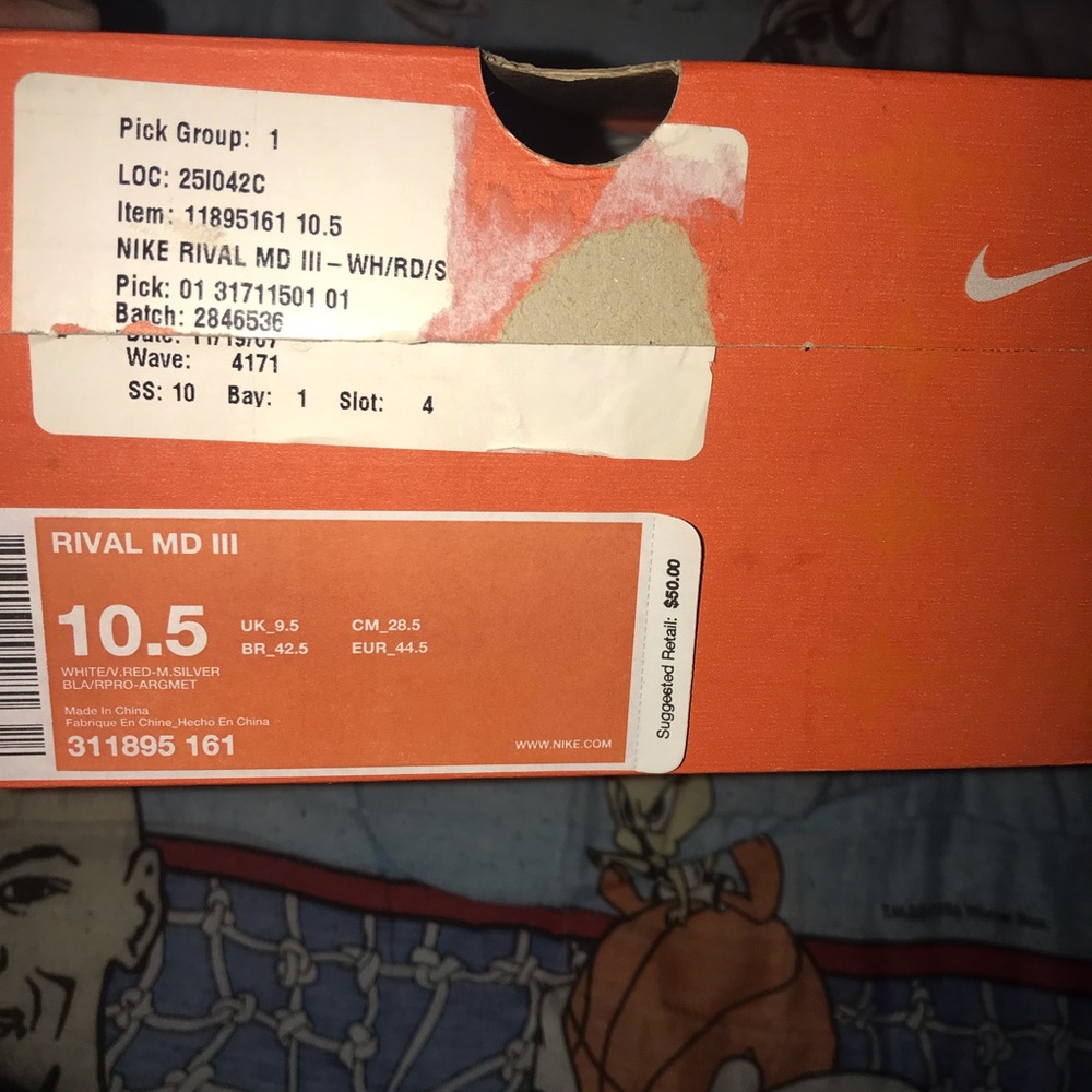 New track shoes size 10.5 Rival.